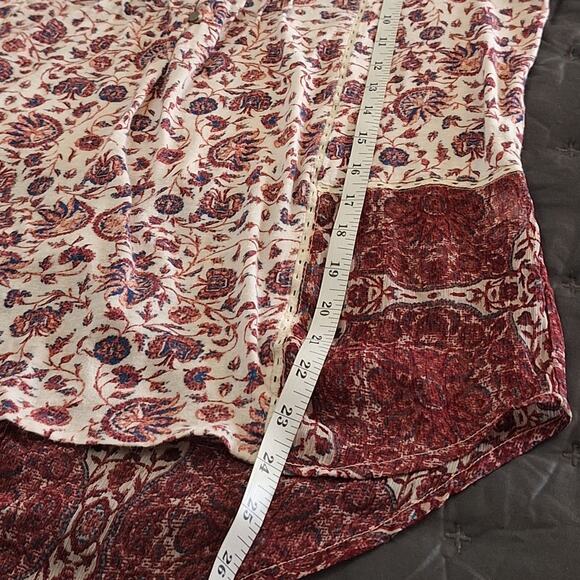 Lucky Brand Shirt Women's Small Bohemian Hippie Cottagecore Prairiecore Country - Picture 6 of 8